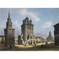 thumbnail image 2 of Dietz, Feodor 24x19 Black Modern Framed Museum Art Print Titled - Saint Nicholas Church on Ilynka Street, 2 of 4