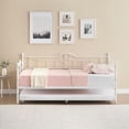 thumbnail image 1 of Metal Bed Frame with Trundle, Daybed with Headboard & Side Armrests, 1 of 2