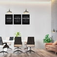 thumbnail image 2 of Canvas Painting Wall Art, Grind Hustle Execution Motivational Wall Art Decoration Posters Prints for Living Room Bedroom, Office Decor, Gallery-Wrapped Canvas Art Set Framed Ready to Hang, 2 of 6
