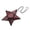 Red, variant on Moroccan Lantern Decorative Star Shaped Stained Glass Tea Light Lantern with Metal Frame Hanging Candle Holder for Indoor Outdoor Patio Garden, Easy Hanging
