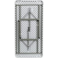 thumbnail image 5 of Elon 4' Rectangular All-Occasion Plastic Folding Event Table, White, 5 of 7