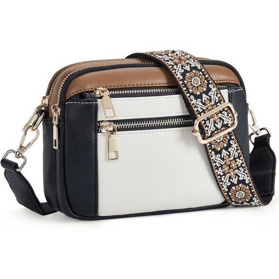 Crossbody Purse for Women Small Crossbody Bags Trendy Vegan Leather with Adjustable Shoulder Strap