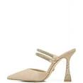 thumbnail image 5 of Sam Edelman Agustina Sesame Slip On Spool Heel Pointed Closed Toe Detailed Pumps (Sesame, 10.5), 5 of 6