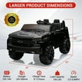 thumbnail image 7 of CazToi 24V 2 Seater Ride On Truck Licensed Chevrolet Silverado Electric Car with Remote Control for Kids 3-8, 7 of 7