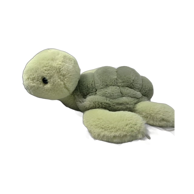 Muñeca de peluche con forma de tortuga verde suave, 35 cm, peluche, dibujos animados con forma de ma