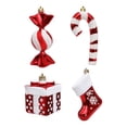 thumbnail image 1 of Juego de 4 piezas de adornos navideños de bastón de , adornos navideños, colgantes a granel, adornos colgantes para de Navidad para, 1 of 9