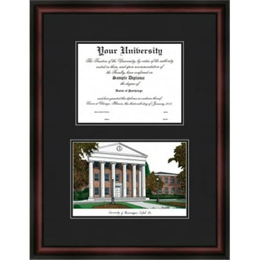 Campus Images MS999D University of Mississippi Diplomate - Satin Mahogany
