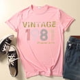 thumbnail image 4 of Camiseta de regalo de cumpleaños número 50 de Puntoco para mujer, camiseta Vintage 1971 con piezas originales, camiseta bonita Puntoco Puntoco-5640, 4 of 5
