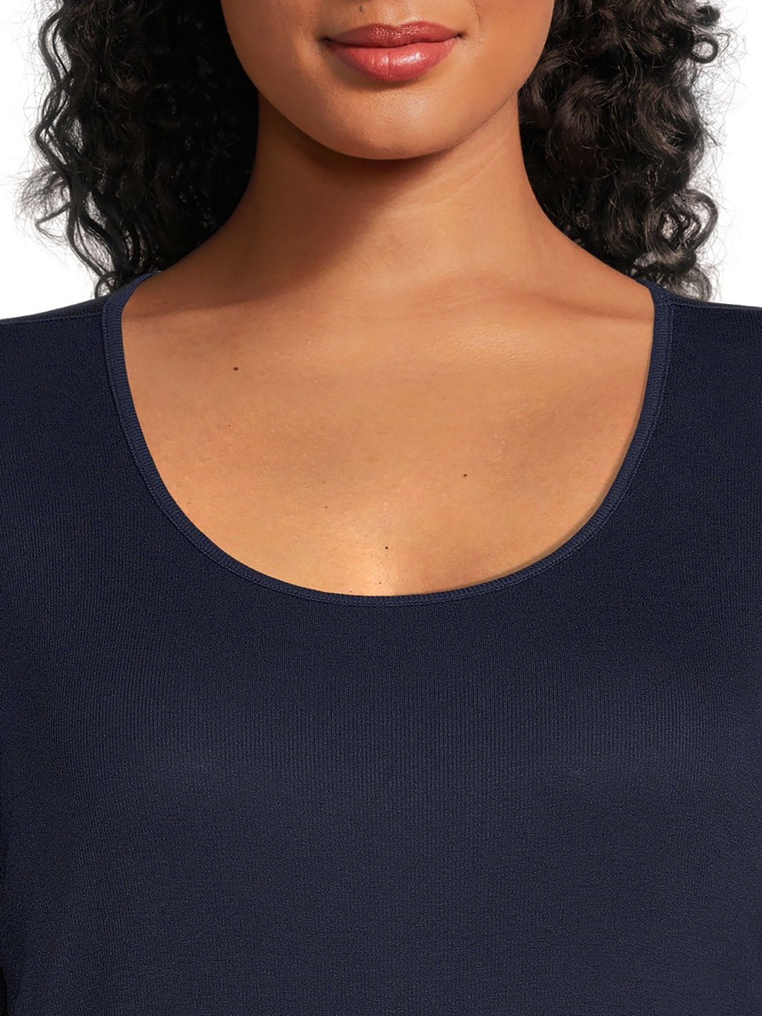 Terra & Sky Women's Plus Size Ruffle Sleeve Tee, 2-Pack