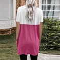 thumbnail image 6 of Honeeladyy Women's Short Sleeve Lightweight Casual Loose Long Tunic Dress With Pockets Women's dating summer dresses, 6 of 6