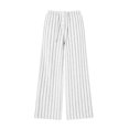 thumbnail image 4 of Lolmot Wide Leg Lounge Pants Women Fashion Ribbed Knit Loose Fit Sweat Pants with Drawstring Stretch Autumn Pajama Pants, 4 of 9