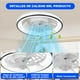 thumbnail image 2 of Ventilador De Techo Con Luz Lámpara Moderno E27 para Habitaciones y Cocina, 2 of 7