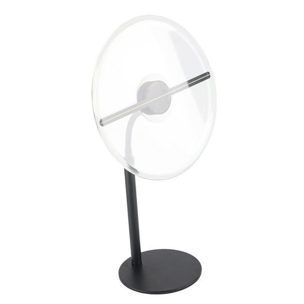 Ventilador LED holográfico, 27 cm, 3D, ojo desnudo, ventilador holográfico, ojo desnudo, pantalla D, pantalla publicitaria holográfica, características mejoradas
