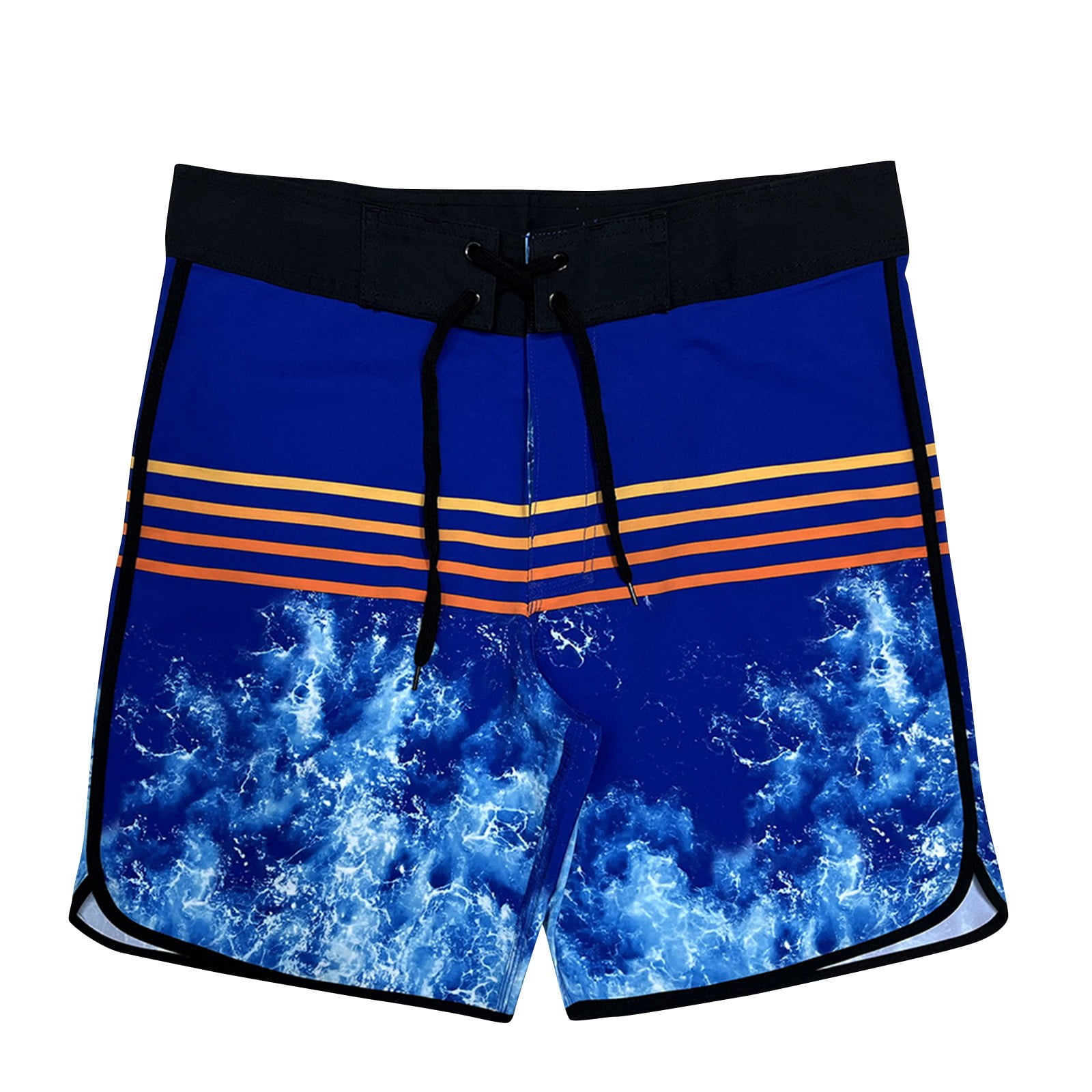 Corashan 2023 Men's Fashion Summer Leisure Wave Print Hawaiian Style