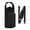 Black, variant on ANXPTIME Insulated Water Bottle Sleeve Carriers Bag with Carry Handle for Various Use