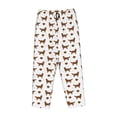 thumbnail image 4 of Goofa Labrador Retriever Dog Printed Soft Pajama Pants for Women, Wide Leg Comfy Casual Lounge Yoga Pants-, 4 of 9