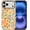 Glazed Flowers Garden, variant on Case for iPhone 17, Drop Protection Hybrid 2-Layer Hard Phone Cover-Tile Beachy Fruit Collage