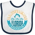 thumbnail image 3 of Inktastic Sarasota Florida Vacation Travel Boys or Girls Baby Bib, 3 of 4