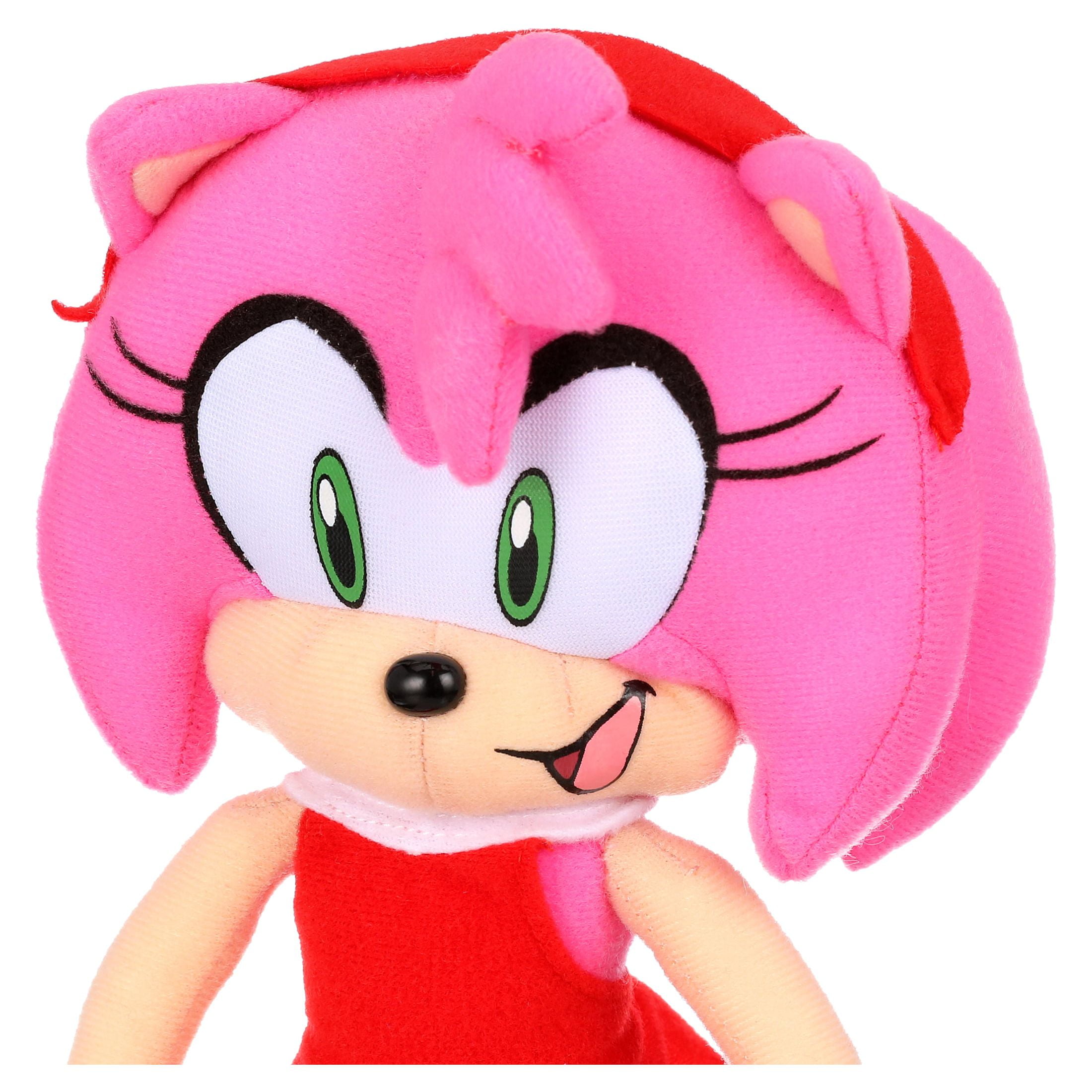 Pelúcia Recheada Sonic The Hedgehog Amy Rose 9' Vermelho com Vestido -  Great Eastern Entertainment - Pelúcia - Magazine Luiza