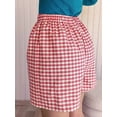 thumbnail image 6 of Biezeib Women's Pajama Shorts Stripe/Plaid Elastic Waist Comfy Sleep Shorts Summer Casual Pajama Bottoms, 6 of 6