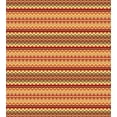 thumbnail image 3 of Ambesonne Abstract Duvet Cover Sets, Aztec Folk Ornament, 2-King, Orange and Yellow, 3 of 6
