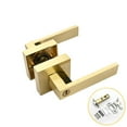 thumbnail image 1 of Lefu Lock Lever Door Handle Set External Door Lock Set Square Privacy Door Lever, 1 of 5