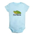 thumbnail image 2 of I'm fierce Funny Rompers For Babies, Animal Crocodile Pattern Jumpsuit, Newborn Baby Unisex Bodysuits, Infant Jumpsuits, Toddler 0-24 Months Kids One-Piece Oufits, 2 of 5