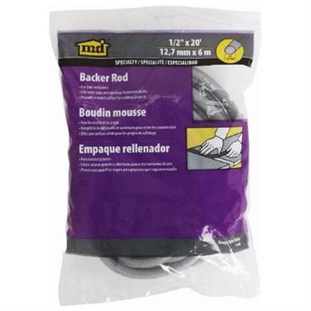 M-D Building Products 71480 1/2" x 20' Backer Rod for Gaps and Joints