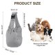 thumbnail image 2 of Transportador de perro Uxcell para perros pequeños y gatos de hasta 16.5 lbs, arnés de seguridad con hebilla ajustable y bolsillo, 2 of 6