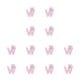 thumbnail image 4 of Cateissary 4pcs/set Estante de accesorios de baño práctico y conveniente - Fácil de instalar Paquete de ahorro de espacio 1: 4pcs Pink Type1 NO1, 4 of 6