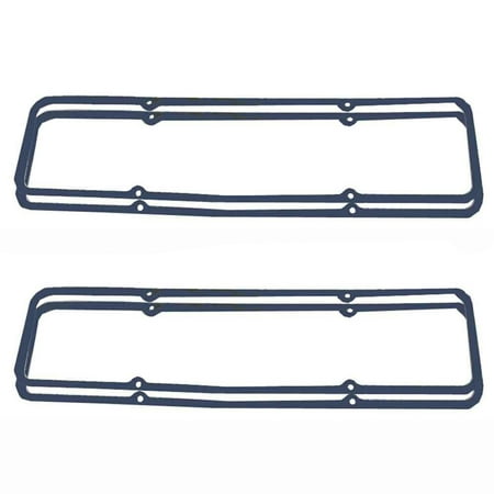 2 pairs Blue Steel Core Reuseable Rubber Valve Cover Gaskets for SBC 2283 305 327 350 383