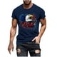 thumbnail image 2 of Tops para hombre, blusas y camisas de manga corta con cuello redondo para hombre, jersey informal de moda con estampado de cuello redondo para hombre, pantalones cortos deportivos para fitness, blusa, 2 of 5