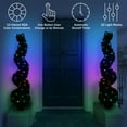 thumbnail image 3 of Pure Garden 72ft 200 LED Color Changing Outdoor Rope Lights with Remote, 3 of 16