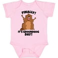 thumbnail image 3 of Inktastic Finally It's Groundhog Day Boys or Girls Baby Bodysuit, 3 of 5