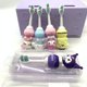 Botu nouveau Kawaii Sanrio Kitty brosse à dents Kuromi MyMelody Anime Chevaux voyage Portable fibre brosse à dents ensemble brosse de Filetage buccal – image 2 sur 5