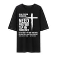 thumbnail image 3 of LILIYA God is Good Shirt Christian Jesus Cross T Shirts for Men Short Sleeve Casual Streetwear Religious Faith Inspirational Vintage Oversized Graphic Tees Tops Tee, 3 of 3