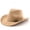 Beige, variant on Cowboy Hat for Women and Men Western Cowgirl Hats Suede Cowboy Hat for Rodeo, Farming,Traveling,Outdoor Work