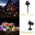 thumbnail image 3 of Morttic Christmas Snowflake Projector Lights Outdoor, Moving Snowfall LED Light Projectors Waterproof Holiday Decorative Light for Xmas,New Year ,Home ,Party,Garden ,Patio (Multi-Colored), 3 of 6