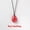 Red Smelting, variant on Natural Crystal Gemstone Water Drop Oval Pendant Necklace Jewelry Energy Healing-Obsidian