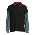 thumbnail image 5 of No Boundaries Men's & Big Men's Colorblock Polo, Sizes XS - 3XL, 5 of 5