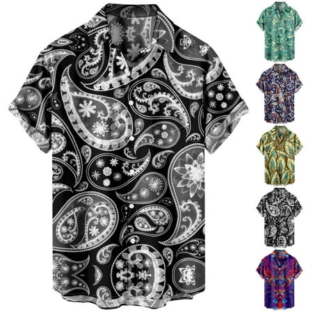 

Unisex Collared Button Down Shirt & Top Comfortable Lightweight Bowling Shirts Up to 8XL
