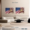 thumbnail image 4 of Elephant Stock American Marine Corps Wall Art - Horizontal Canvas Wall Art - Living Room Wall Decor - Military Canvas - Gold And Red Decor - 48" x 32", 4 of 8