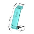 thumbnail image 3 of Rechargeable LED Reading Lamp - Portable Folding Bedside Light with 3 Colors, 5 Brightness Levels, USB/C-Type Charging, 500mAh Battery, Auto Shut-Off Timer, Eye-Care for Home, Dorm, Office, Gift, 3 of 3