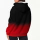 thumbnail image 4 of Sudadera con capucha de manga larga para mujer, informal, con capucha, de poliéster, con bolsillos, blusa estampada a la moda, 4 of 6