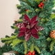thumbnail image 4 of Flores Artificiales Navideñas Rojas | Arreglo Floral Navideño de Tela de Alta Gama | Jarrón Decorativo Ligero | Decoración Festiva para Interiores y Exteriores, Fiestas y Reuniones, 4 of 6