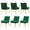 Green, variant on Velvet Dining Chairs Set of 2 with Gold Legs, Upholstered Accent Chairs, Pleated Back & Gold Pull Handle, Mid-Century Modern for Dining Room, Kitchen, Living Room, Light Blue