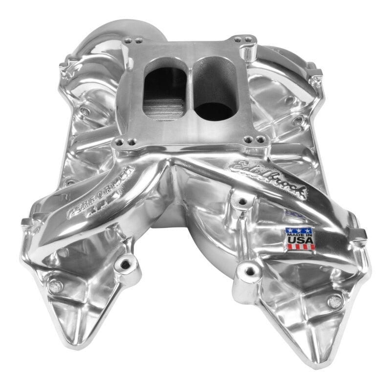 Edelbrock Perf RPM 440 Polished Manifold Fits select: 1969-1971 DODGE CHARGER R/T, 1966-1970 PLYMOUTH SATELLITE