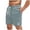 Grey, variant on LiuXxxx Mens Summer Solid Ventilate Shorts Elasticated Waisted Work Pants Beach Pants Grey L