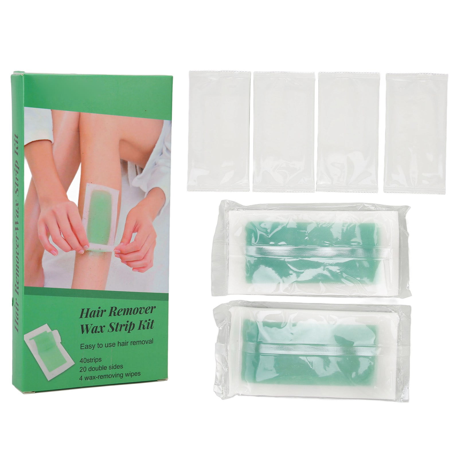 Kozecal Body Wax Strip Gentle Portable Tear Off Hair Removal Wax Strip