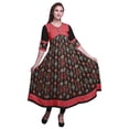 thumbnail image 1 of Bimba Kurti Indien Classique Imprimé Tunique Longue Anarkali Robe pour Femmes, 1 of 5
